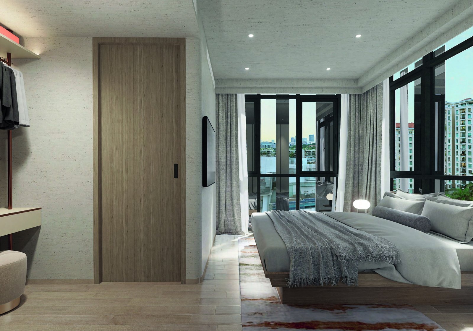 Show unit master bedroom (for illustration only)