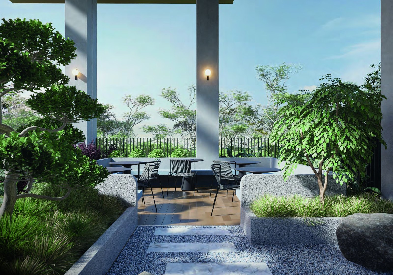 Communal study terrace (artist’s impression)