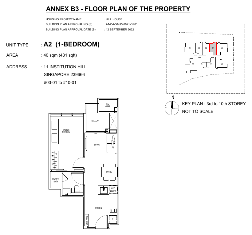 1-Bedroom, Type A2