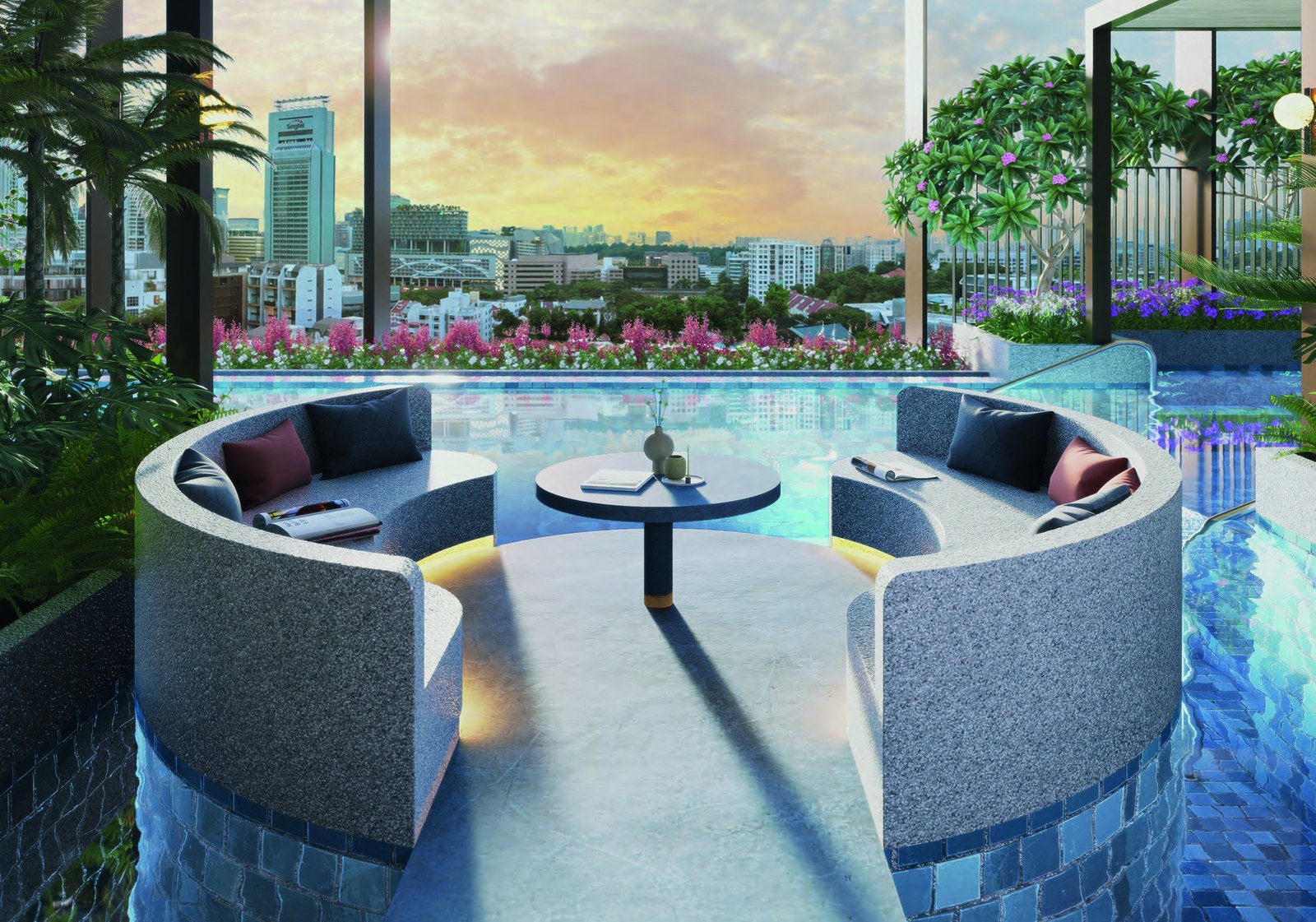 Pool island (artist’s impression)